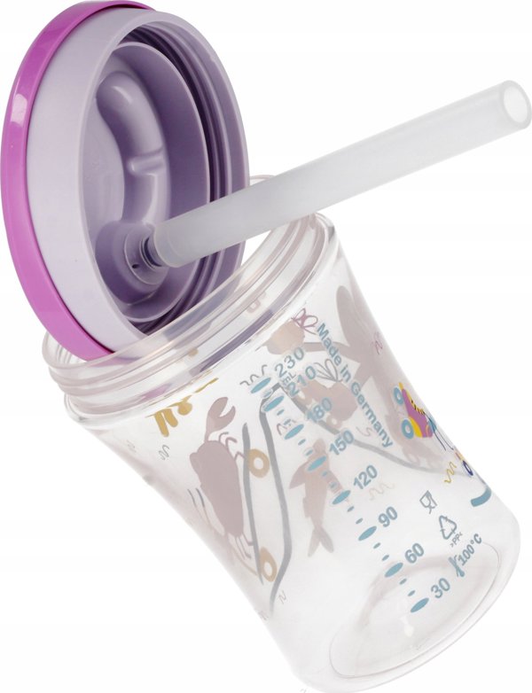 NUK Kubek 230ml 12m+ Action Cup Fioletowy (544360)