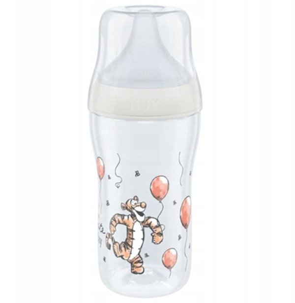 NUK Μπιμπερό PP με Θηλή Σιλικόνης 260ml, Σχέδιο Τίγρης