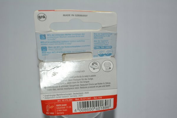 NUK SMOCZEK USP 2EL 0-6 PINK STAR 10175284 1/6