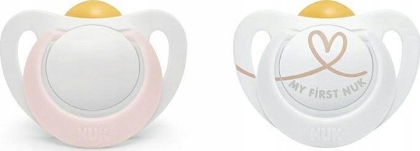 NUK SMOCZEK USP 2EL 0-6 PINK STAR 10175284 1/6