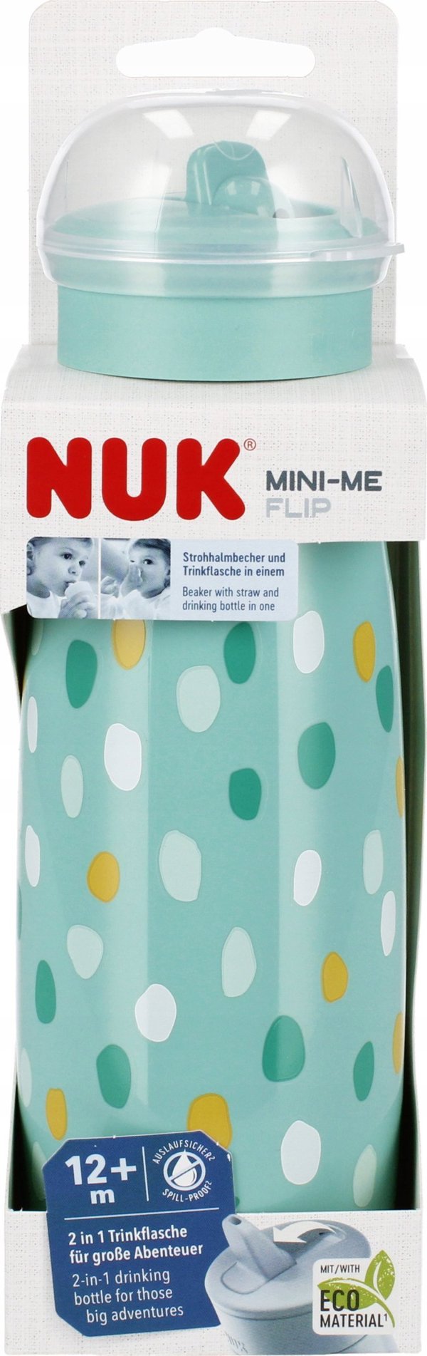 NUK NUK KUBEK 450ML MINI-ME  12M TURKUS 10751546 1/6