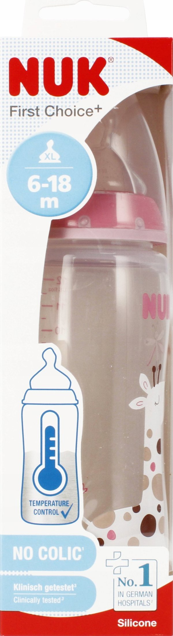 NUK BUTELKA 300ML SMOCZ 6-18M ROZ FC 10216248