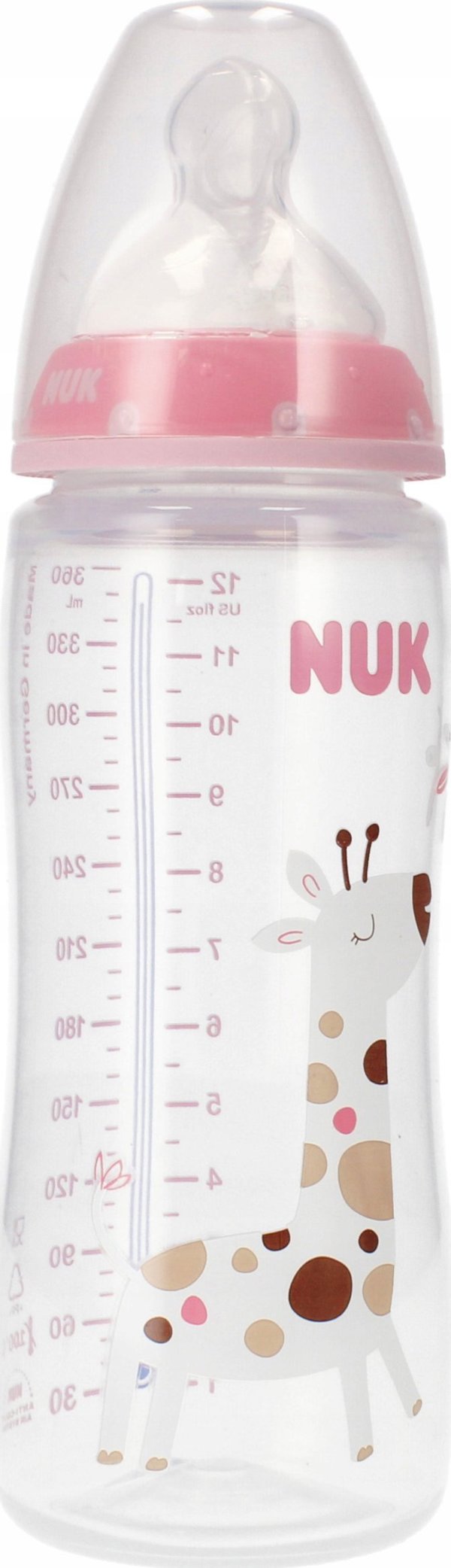 NUK BUTELKA 300ML SMOCZ 6-18M ROZ FC 10216248
