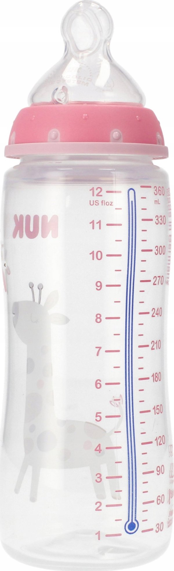 NUK BUTELKA 300ML SMOCZ 6-18M ROZ FC 10216248