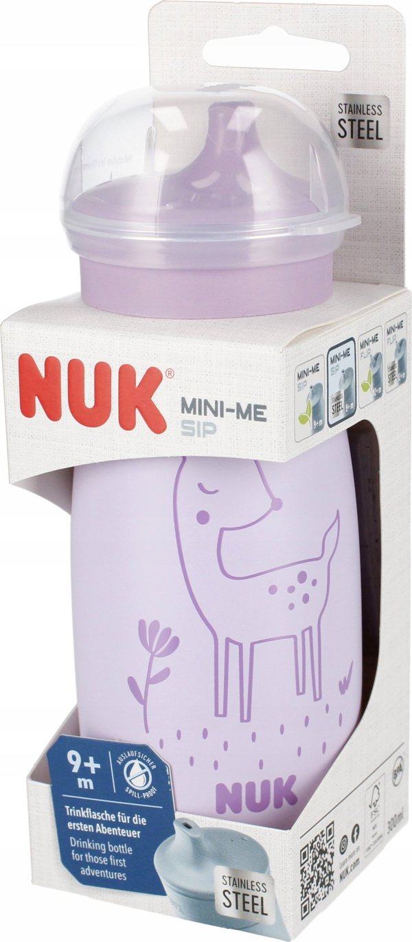 NUK NUK KUBEK 300ML MINI-ME  9M FIOLET 10255689 1/6