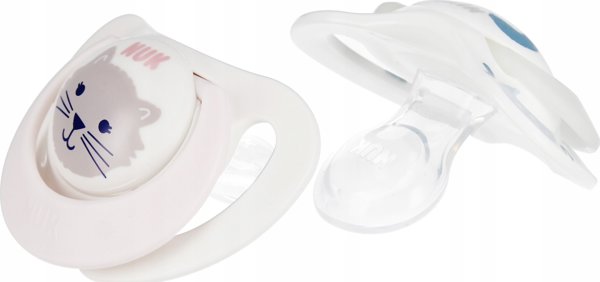 NUK SMOCZEK USP 2EL 0-6M D&N B/ROZ 10730692 1/6