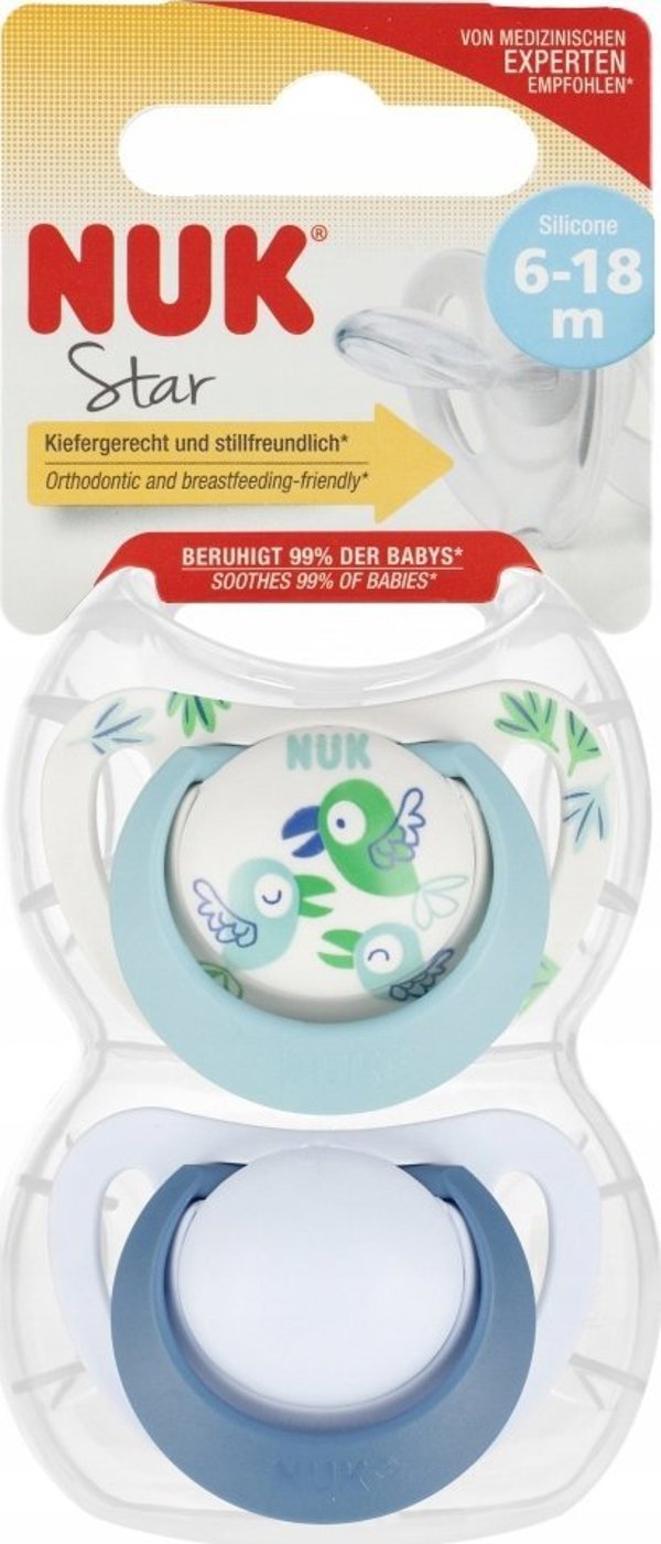NUK SMOCZEK USP 2EL 6-18 BIRDS STAR 10176288 1/6