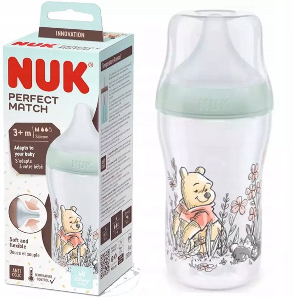 NUK BUTELKA PP 260ML SIL WTP M PM 10742027 1/6
