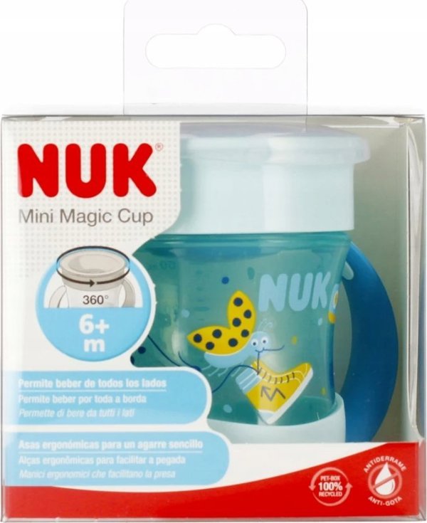 NUK NUK KUBEK 160ML MINI MAGIC  6M NIEB 10751278 1/4