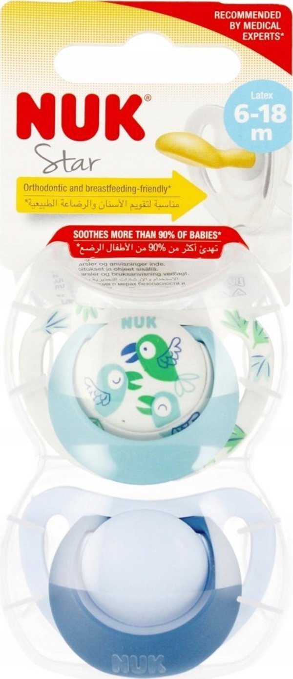 NUK SMOCZEK LAT 2EL 6-18 TUR/N STAR 10734075 1/6