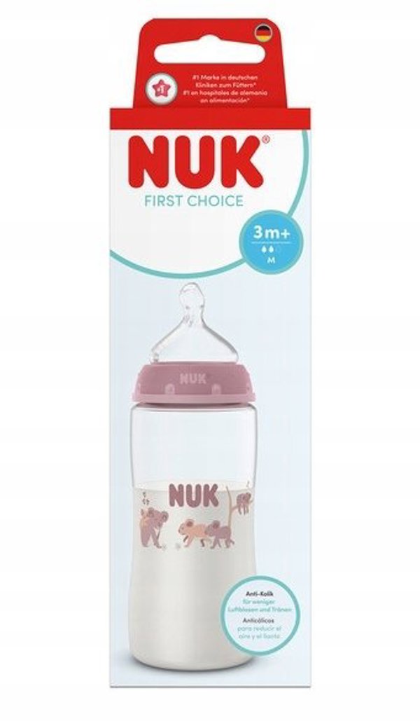 NUK BUTELKA 300ML SMO  3M FC KOALA 10216343 1/6