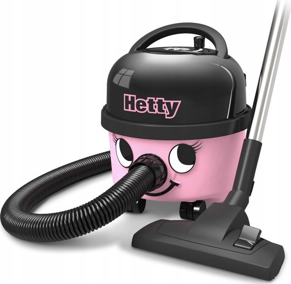 Numatic Hetty HET160 Ηλεκτρική Σκούπα με Κάδο 6L - Ροζ