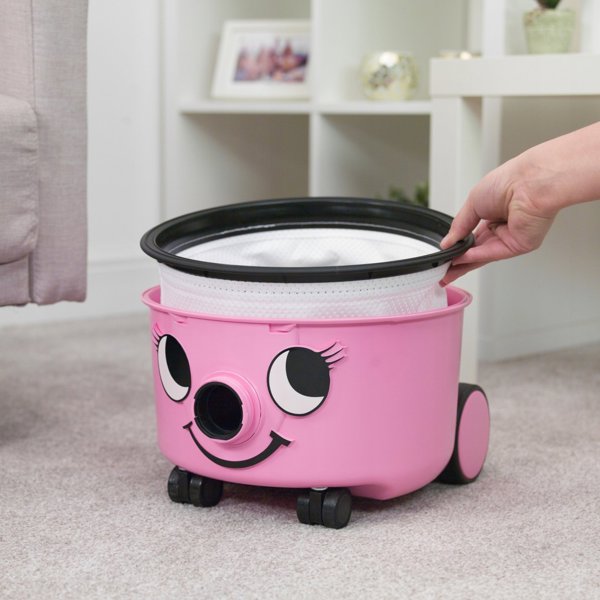 Numatic Hetty HET160 Ηλεκτρική Σκούπα με Κάδο 6L - Ροζ