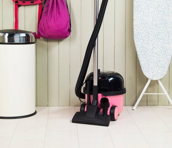 Numatic Hetty HET160 Ηλεκτρική Σκούπα με Κάδο 6L - Ροζ