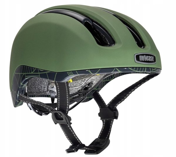 Κράνος ποδηλασίας Nutcase Vio Adventure Bahous Green Mips, 55-59 cm