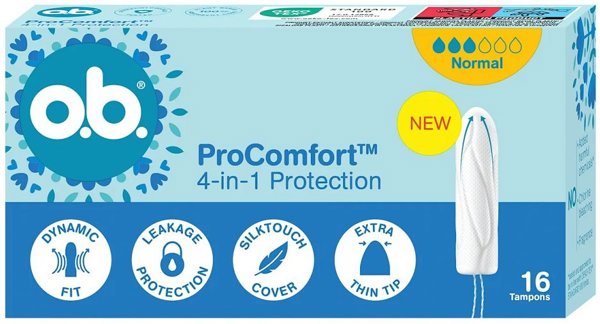 o.b. ProComfort Normal Ταμπόν, 16 Τεμάχια