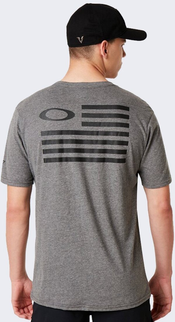 Oakley Koszulka Oakley SI Flag ATHLETIC HEATHER GREY