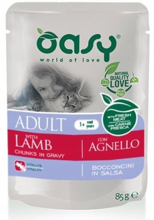 Oasy OASY KOT LIFESTAGE ADULT JAGN. 85G SASZ.OKM-5635