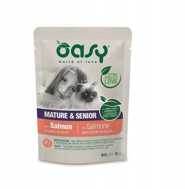 Oasy OASY KOT LIFESTAGE SENIOR LOSOS 85G SASZ.OKM-3822