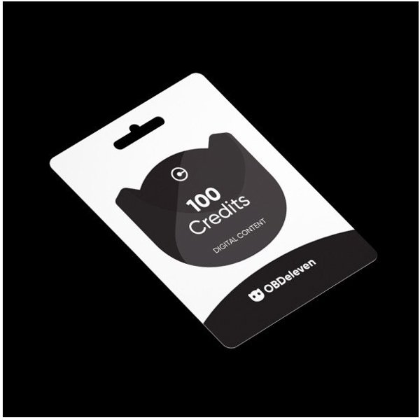 OBDeleven 100 Credits Card
