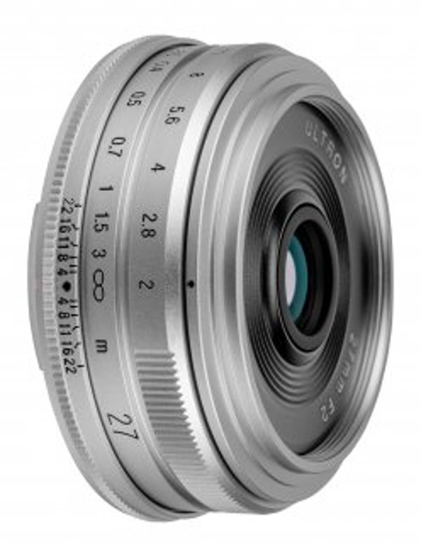 Obiektyw Voigtlander Ultron 27 mm f/2,0 do Fujifilm X - srebrny