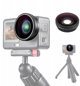 Puluz Ευρυγώνιος Φακός FOV Boost 185° για DJI Osmo Action 6, HD Γυαλί, PU1103