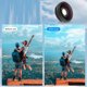 Puluz Ευρυγώνιος Φακός FOV Boost 185° για DJI Osmo Action 6, HD Γυαλί, PU1103