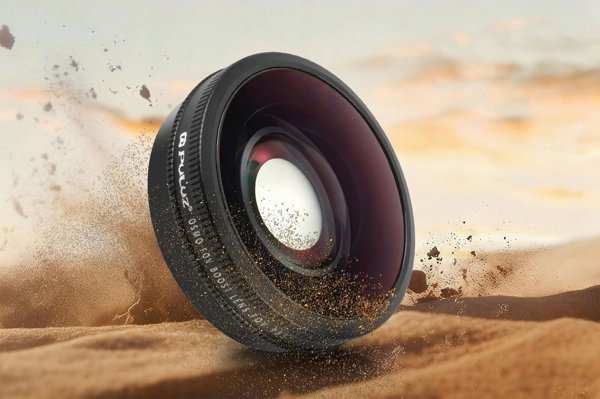 Puluz Ευρυγώνιος Φακός FOV Boost 185° για DJI Osmo Action 6, HD Γυαλί, PU1103