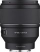 Samyang AF 85mm F/1.4 II Φακός για Sony FE, Αυτόματη Εστίαση STM, Μαύρος