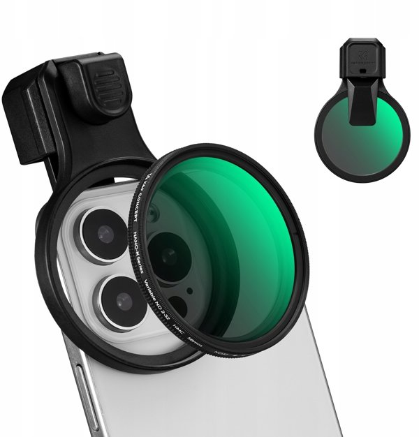 Obiektyw Soczewka Filtr Szary Nd2–nd32 Do Telefonu Smartfona 58mm Klips K&f / Kf15.0023