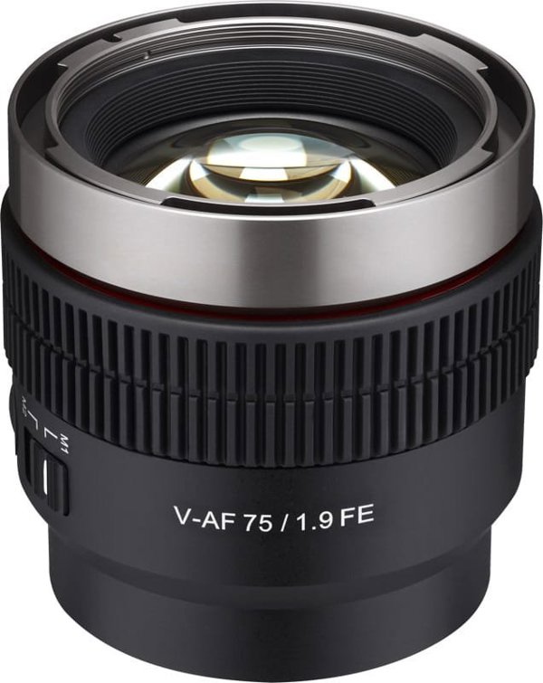 Samyang V-AF 75mm F/1.9 Φακός για Sony E-Mount - Αυτόματης Εστίασης (AF)