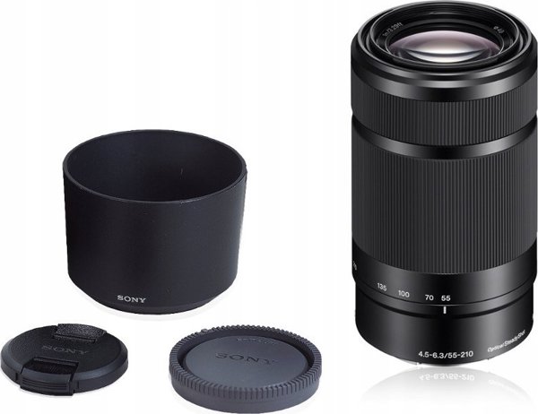 Obiektyw Sony Sony E 55-210mm F4.5-6.3 OSS (Black) | (SEL55210/B)