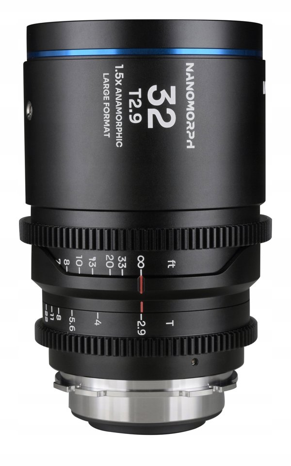 Obiektyw Laowa Nanomorph 32 mm T2,9 1,5x LF Blue do Arri PL / Canon EF