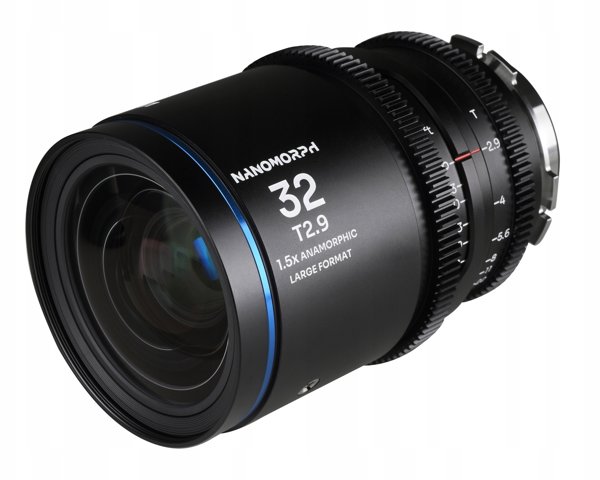 Obiektyw Laowa Nanomorph 32 mm T2,9 1,5x LF Blue do Arri PL / Canon EF