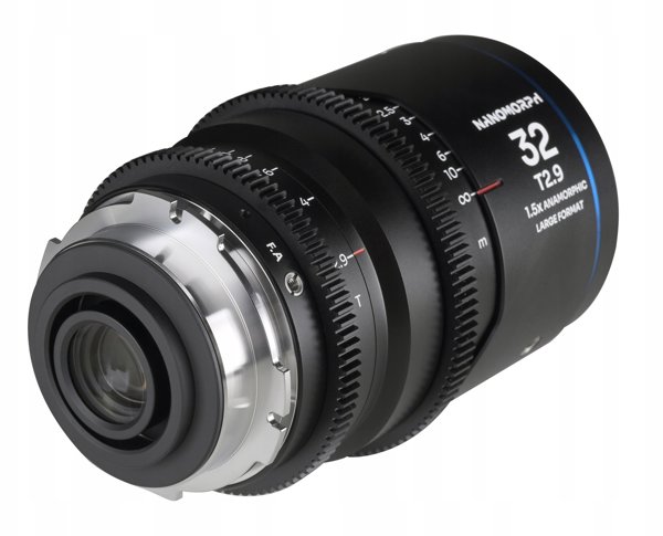 Obiektyw Laowa Nanomorph 32 mm T2,9 1,5x LF Blue do Arri PL / Canon EF