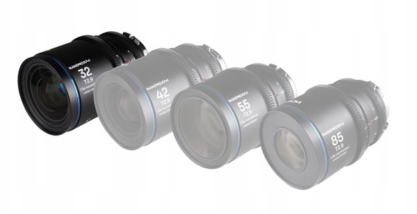 Obiektyw Laowa Nanomorph 32 mm T2,9 1,5x LF Blue do Arri PL / Canon EF