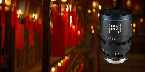 Obiektyw Laowa Nanomorph 32 mm T2,9 1,5x LF Blue do Arri PL / Canon EF