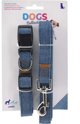 Περιλαίμιο για σκύλο με λουρί Denim