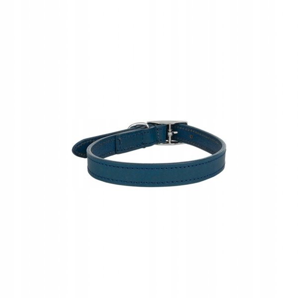 Δερμάτινο κολάρο, S: 31-38 cm/16 mm, μπλε