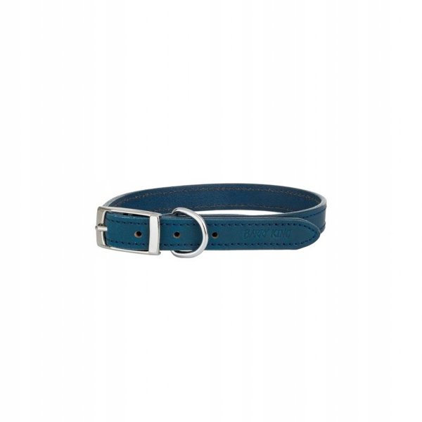 Δερμάτινο κολάρο, S: 31-38 cm/16 mm, μπλε