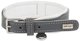Δερμάτινο Περιλαίμιο, XS: 27-32 cm/26 mm, Γκρι/Λευκό