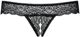 Obsessive Stringi damskie otwarte Miamor czarne r. S/M