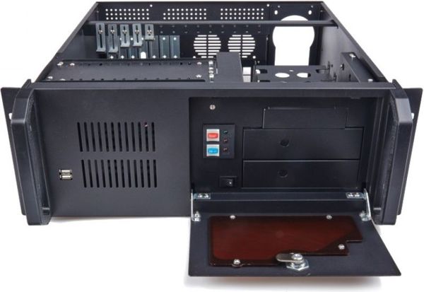 Obudowa serwerowa EuroCase 19" 4u, czarna (4U-450)