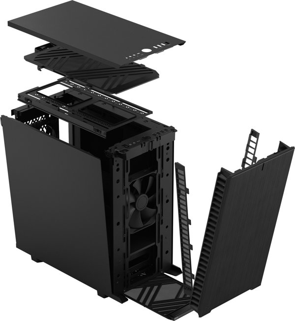 Fractal Design Define 7 Mini PC Case - Solid Panel - Μαύρο
