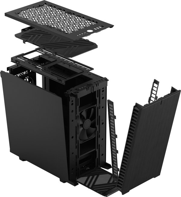 Fractal Design Define 7 Mini PC Case - Solid Panel - Μαύρο