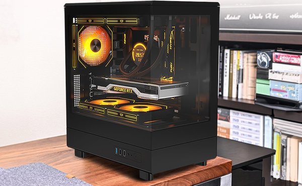 Κουτί υπολογιστή Darkflash DB330M + 3 ανεμιστήρες aRGB (μαύρο)
