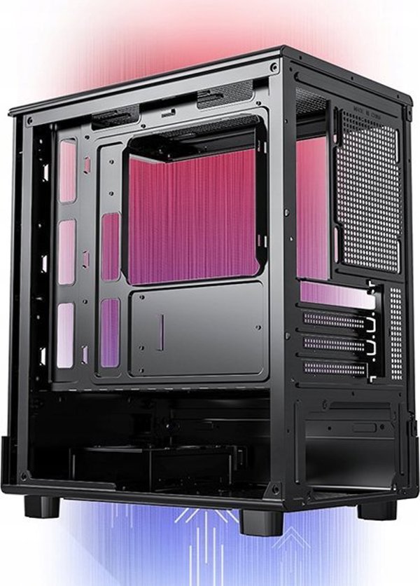 Κουτί υπολογιστή Darkflash DB330M + 3 ανεμιστήρες aRGB (μαύρο)