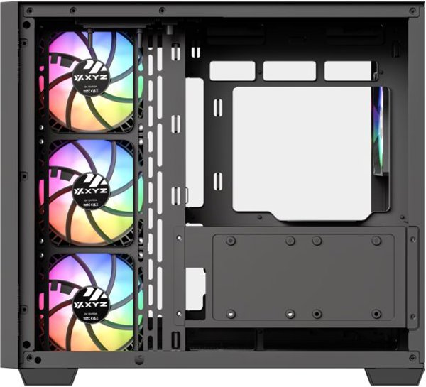 Obudowa XYZ PC GEAR Qubex ARGB czarna (X-CS-QUBEX-B)