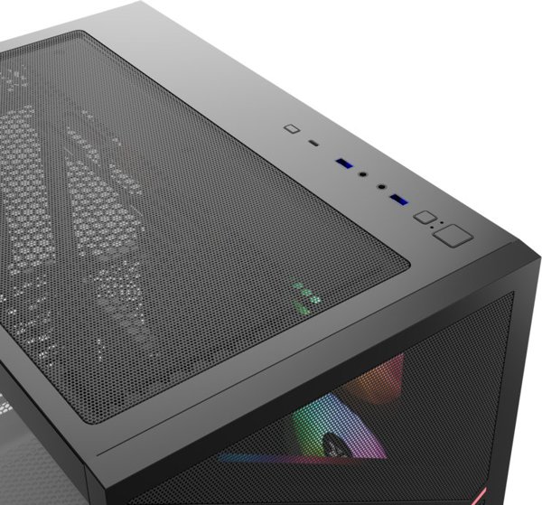 Obudowa XYZ PC GEAR Qubex ARGB czarna (X-CS-QUBEX-B)