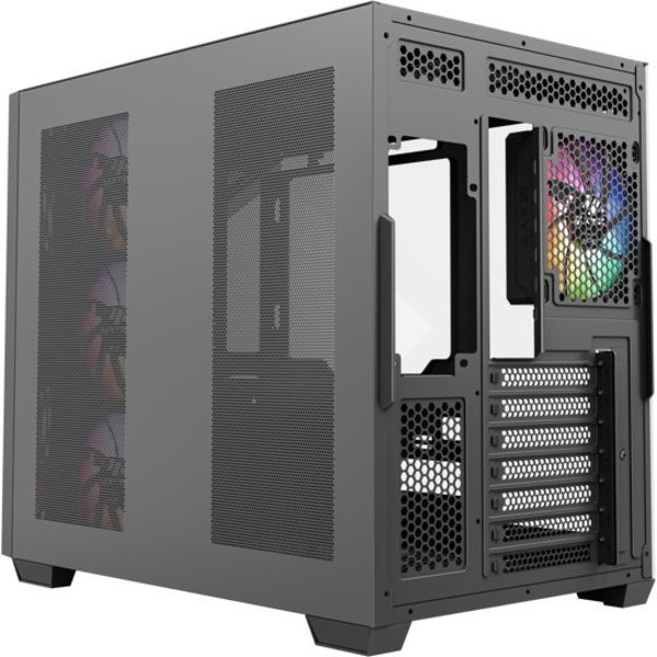 Obudowa XYZ PC GEAR Qubex ARGB czarna (X-CS-QUBEX-B)
